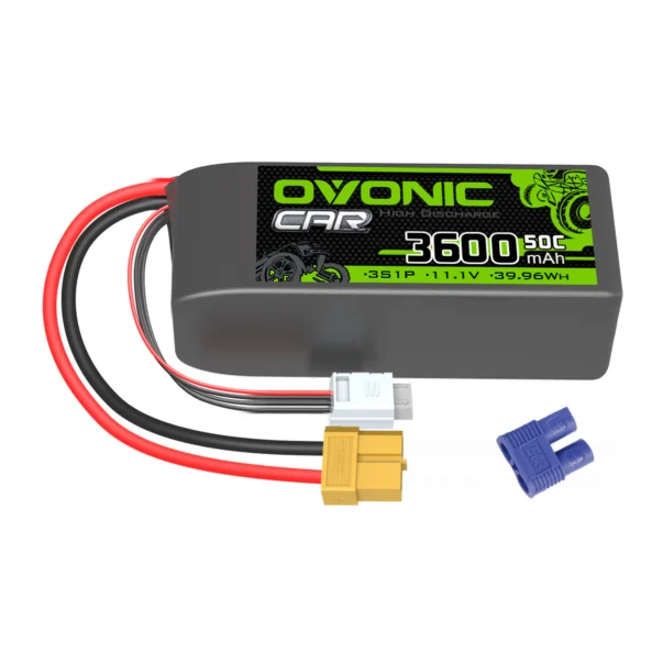 11.1V 3600mAh 3S 50C Lipo Battery XT60 Plug