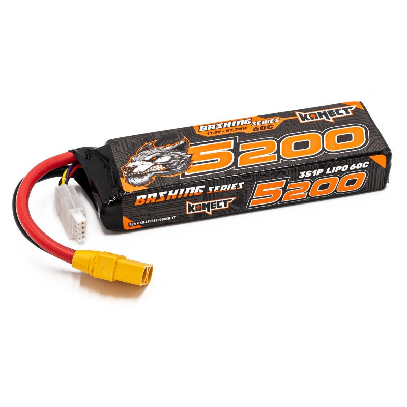 11.1V 5200mAh 3S 60C Lipo Battery XT60 Plug