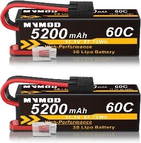 11.1V 5200mAh 3S 60C Lipo Battery XT60 Plug - Image 2
