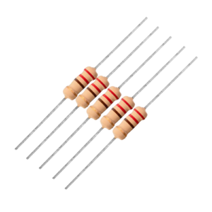 Resistors ((100 Ω ,220 Ω, 330 Ω, 1 kΩ, 1.2 k Ω ,4.7 kΩ, 10 kΩ, 47 kΩ, 100 kΩ, 1 MΩ)
